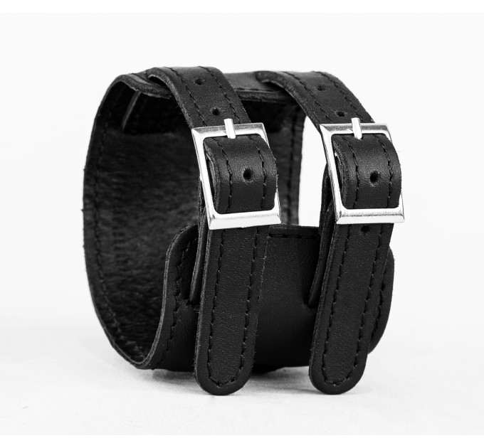 Leather cuff bracelet for men or women, code 6405st