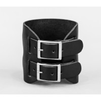 Leather cuff bracelet for men or women, code 6410