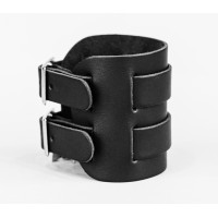 Leather cuff bracelet for men or women, code 6410