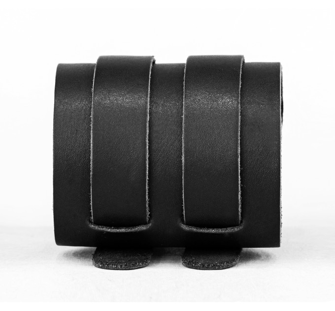 Leather cuff bracelet for men or women, code 6410