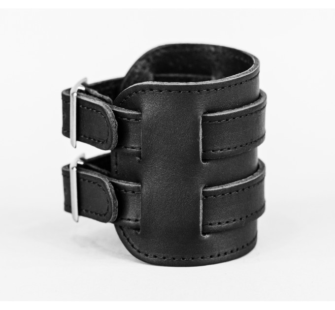 Leather cuff bracelet for men or women, code 6410st
