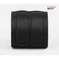Leather cuff bracelet for men or women, code 6411