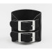 Leather cuff bracelet for men or women, code 6411