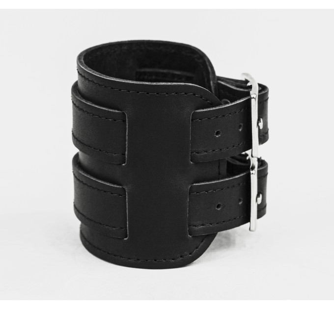 Leather cuff bracelet for men or women, code 6411st