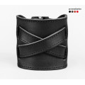 Leather cuff bracelet for men or women, code 6450st