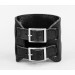 Leather cuff bracelet for men or women, code 6450st