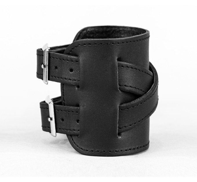 Leather cuff bracelet for men or women, code 6450st