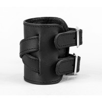 Leather cuff bracelet for men or women, code 6450st