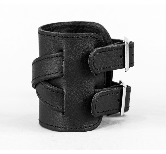 Leather cuff bracelet for men or women, code 6450st