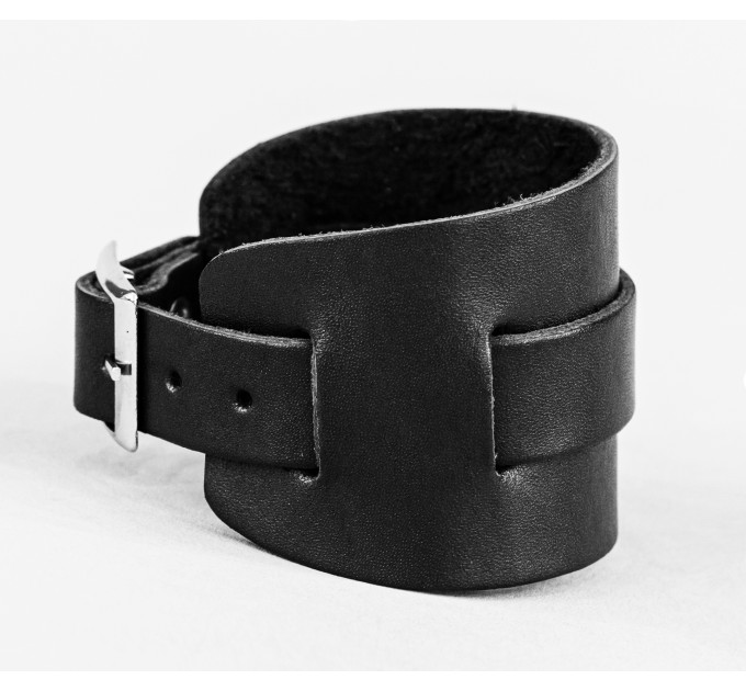 Leather cuff bracelet for men or women, code 6500