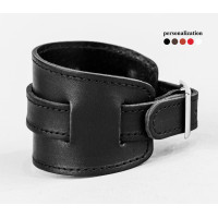Leather cuff bracelet for men or women, code 6500st