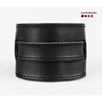 Leather cuff bracelet for men or women, code 6500st