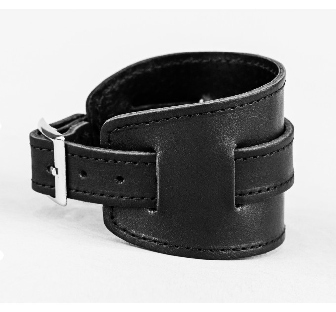 Leather cuff bracelet for men or women, code 6500st