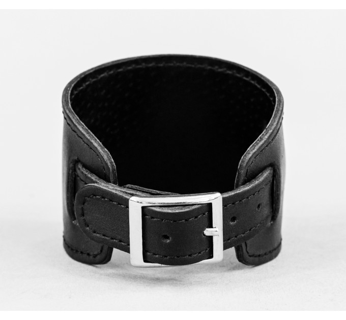 Leather cuff bracelet for men or women, code 6500st