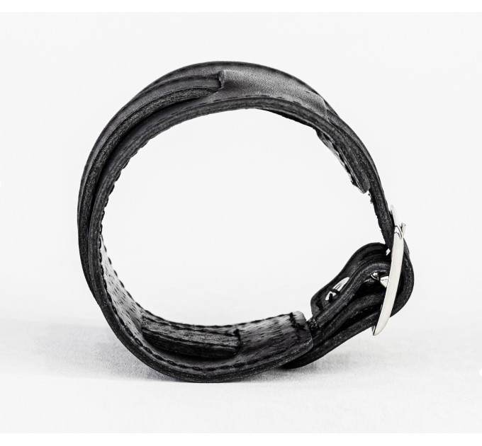 Leather cuff bracelet for men or women, code 6500st