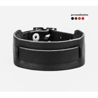 Leather cuff bracelet for men or women, code 6520
