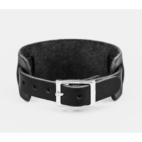 Leather cuff bracelet for men or women, code 6520