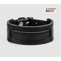 Leather cuff bracelet for men or women, code 6520st