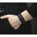 Leather cuff bracelet for men or women, code 6520st