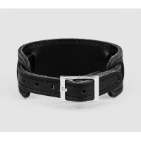 Leather cuff bracelet for men or women, code 6520st