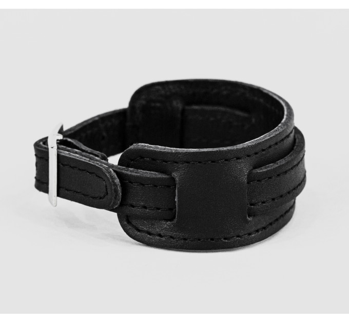 Leather cuff bracelet for men or women, code 6520st