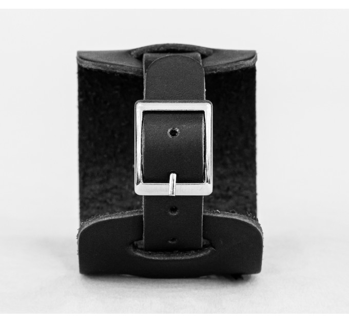 Leather cuff bracelet for men or women, code 6525