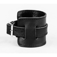 Leather cuff bracelet for men or women, code 6525st