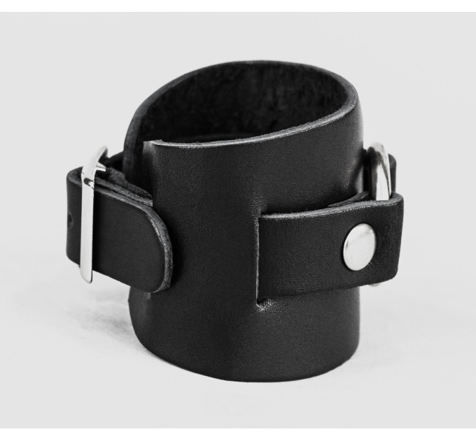 Leather cuff bracelet for men or women, code 6550