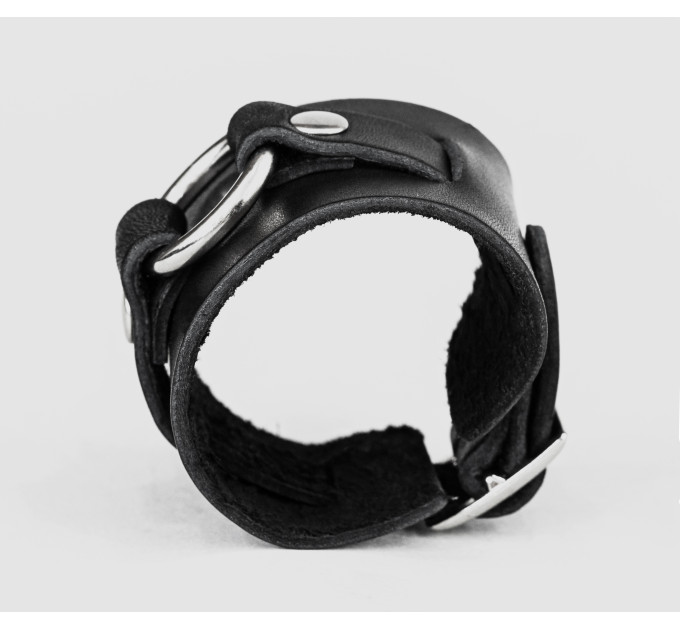Leather cuff bracelet for men or women, code 6550
