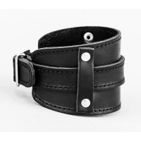 Leather cuff bracelet for men or women, code 6552st