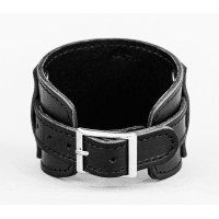 Leather cuff bracelet for men or women, code 6552st