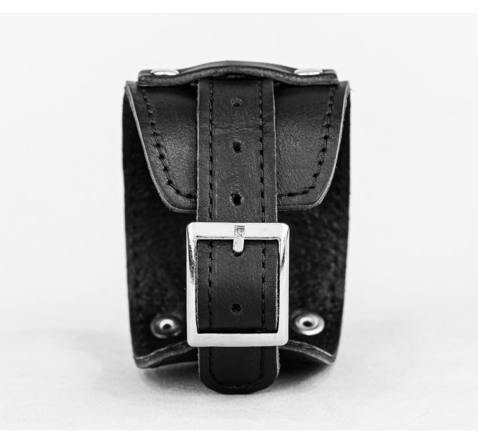 Leather cuff bracelet for men or women, code 6552st