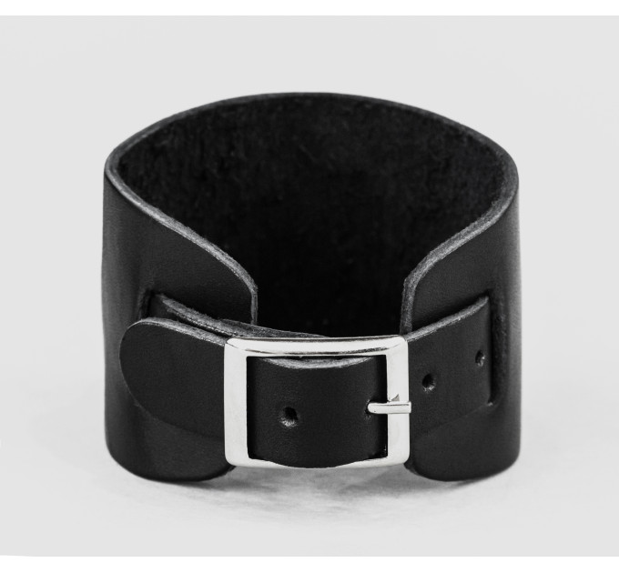Leather cuff bracelet for men or women, code 6555