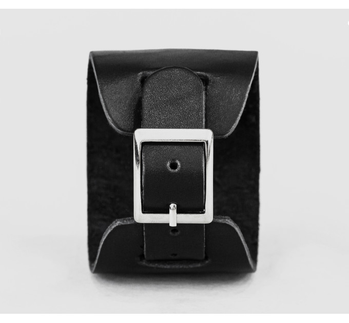 Leather cuff bracelet for men or women, code 6555