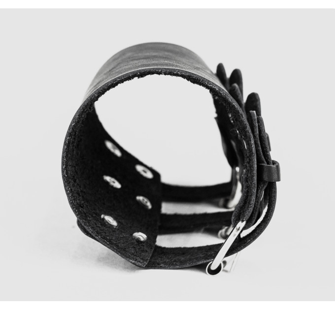 Leather cuff bracelet for men or women, code 6600
