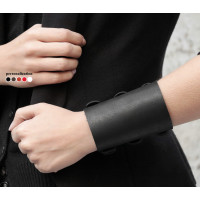 Leather cuff bracelet for men or women, code 6600