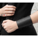 Leather cuff bracelet for men or women, code 6600