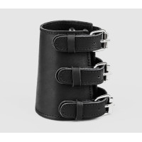 Leather cuff bracelet for men or women, code 6600st