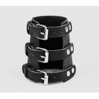 Leather cuff bracelet for men or women, code 6600st