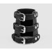 Leather cuff bracelet for men or women, code 6600st