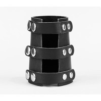 Leather cuff bracelet for men or women, code 6605
