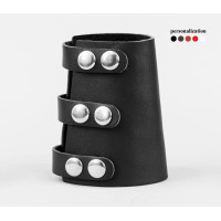 Leather cuff bracelet for men or women, code 6605