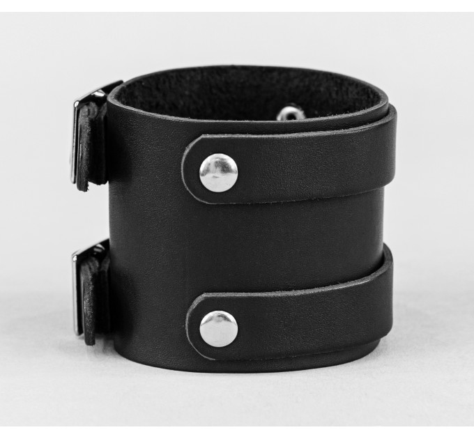Leather cuff bracelet for men or women, code 6700