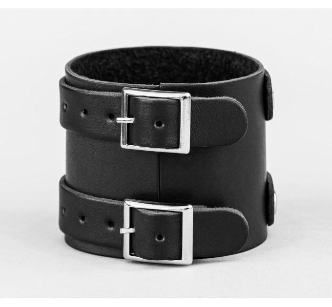 Leather cuff bracelet for men or women, code 6700