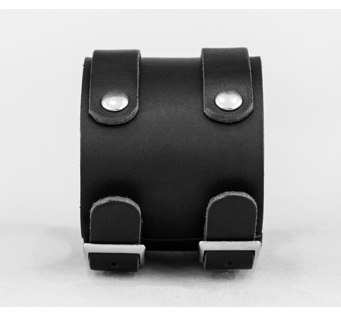 Leather cuff bracelet for men or women, code 6700