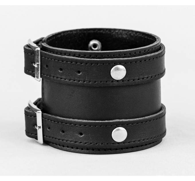 Leather cuff bracelet for men or women, code 6700st