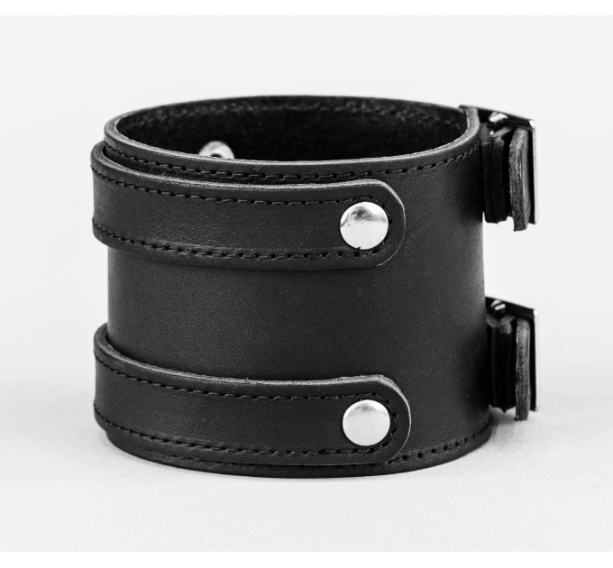 Leather cuff bracelet for men or women, code 6700st