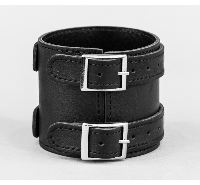 Leather cuff bracelet for men or women, code 6700st