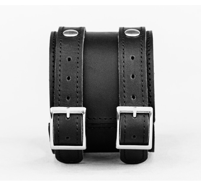 Leather cuff bracelet for men or women, code 6700st