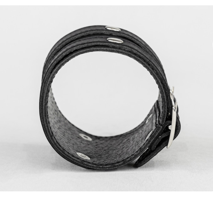 Leather cuff bracelet for men or women, code 6700st
